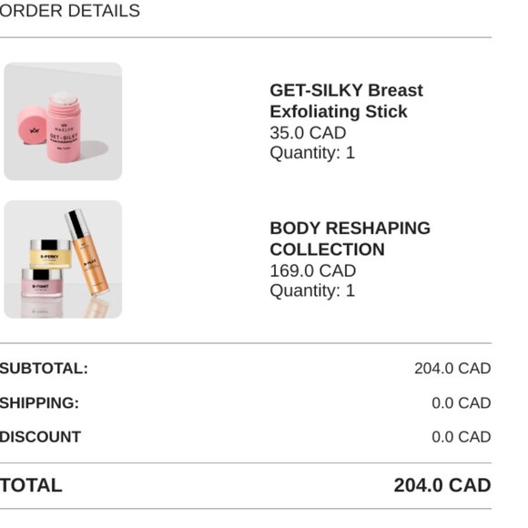 MAËLYS THE BODY FIRMING BUNDLE + Breast Exfoliating Stick - Picture 3 of 3